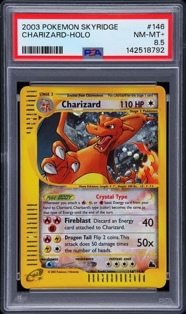 Charizard Holo PSA 8.5