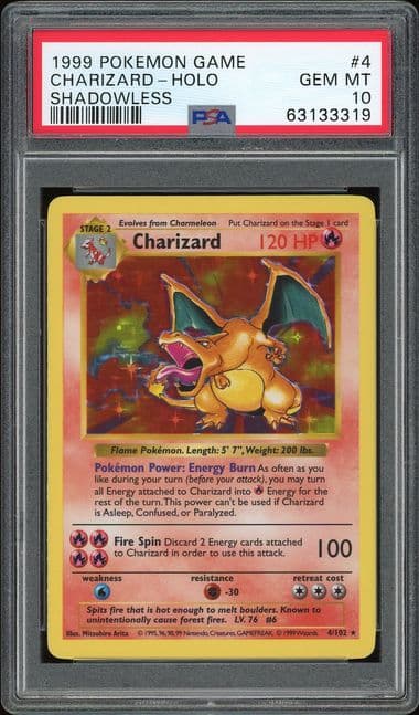 Charizard Holo PSA 10